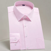 Men's Classic Long Sleeve Formal Dress Shirt