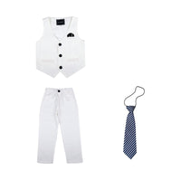 Brand Flowers Boys Formal Suit Wedding campus student Tuxedo Dress Gentleman Kids Jacket Vest Pants 3Pcs ceremony Costume