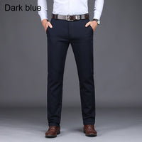 New Spring Men's Fashion Business Casual Suit Pants