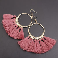 Exknl Brand Tassel Earrings For Women Fringed Statement Earrings Bohemian Summer Party Earrings Fashion Jewelry wholesale Bijoux