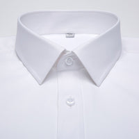 Men's Long Sleeve Standard-fit Solid Basic Dress Shirt