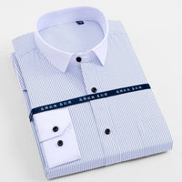 Solid/striped Long SleeveBasic Design Dress Shirts