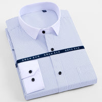 Solid/striped Long SleeveBasic Design Dress Shirts