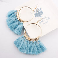 Exknl Brand Tassel Earrings For Women Fringed Statement Earrings Bohemian Summer Party Earrings Fashion Jewelry wholesale Bijoux