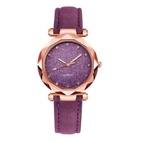 Ladies Rose Gold Quartz Watch Female Belt Watch fashion