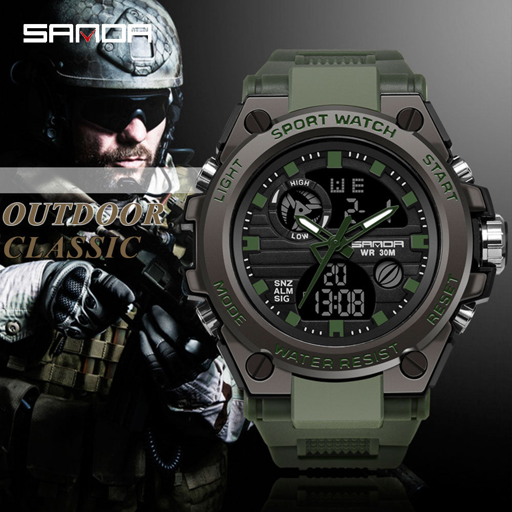 Sports Men's Watches Top Brand Luxury Military Quartz Watch