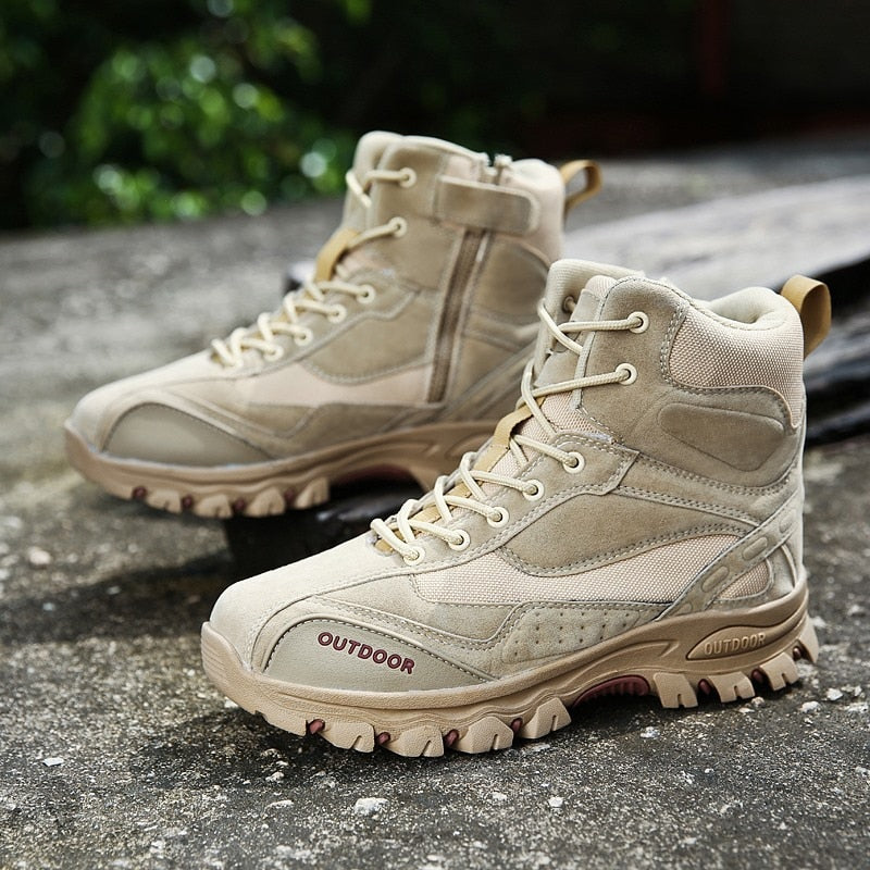 Lace Up Tactical Boot Sneakers