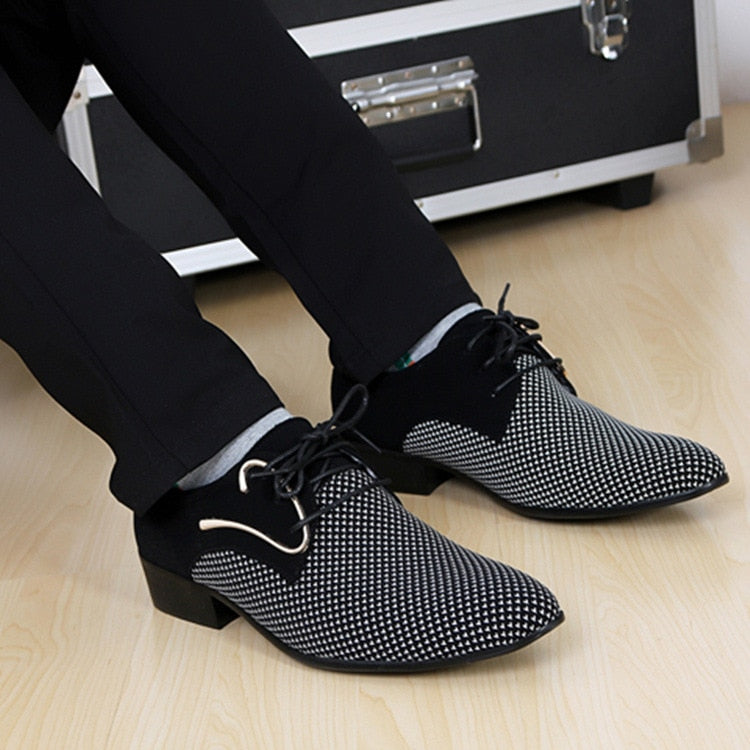 Men's Dress Shoes Men Pointed Toe Business Suit Male Shoes