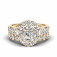 Wedding Ring Top Jewerly 100% Genuine Gold Plated 925 Sterling Silver Diamond Engagement Rings Romantic Zircon Women Jewelry