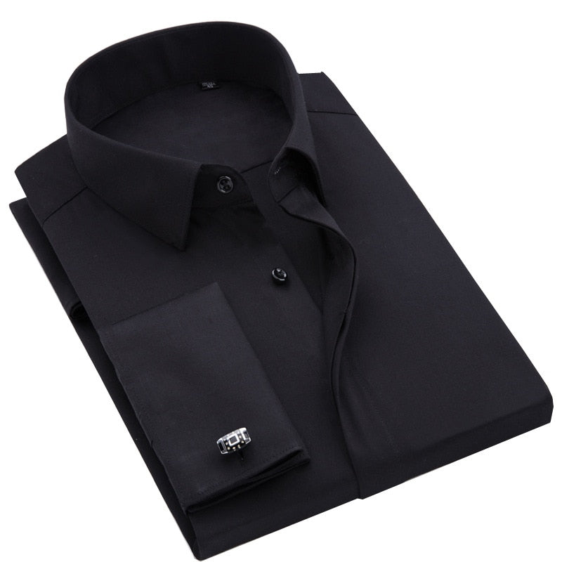 Men's Comfortable - Soft Dress Shirts Long Sleeve Easy-care Shirt