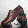 Leather Formal Shoes Men Slip On Office Shoes