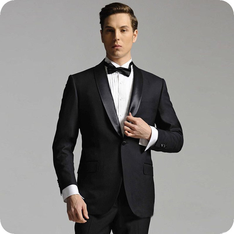 White Men Suits Tuxedo Blazer Slim Fit