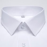 Men's Long Sleeve Standard-fit Solid Basic Dress Shirt