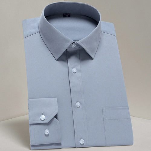 Men's Classic Long Sleeve Formal Dress Shirt