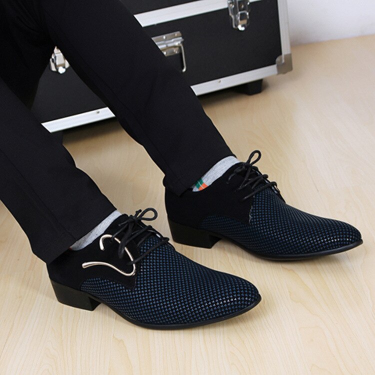 Men's Dress Shoes Men Pointed Toe Business Suit Male Shoes