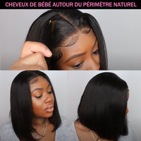 Human Hair Wigs 4X4 Lace Closure Bob Wigs