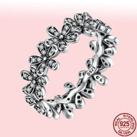 925 Sterling Silve Rings For Women Wholesale Popular Flower Lucky Rings For Women Jewelry Making Dorpshipping rings 2021 trend