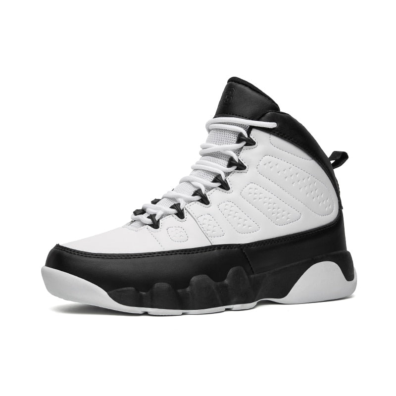 Mens Retro Basketball Shoes Comfortable High-top Basketball Sneakers Lace-up Sports Gym Ankle Boots Shoes Zapatillas De Hombre