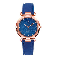 Ladies Rose Gold Quartz Watch Female Belt Watch fashion