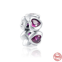 New 925 Sterling Silver Sparkling Freehand Jewelry For Women