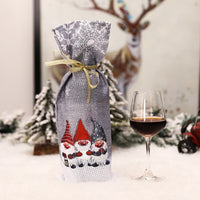 Christmas Chair Covers Santa Claus Hat Christmas Dinner Chair Back Covers Table Decor Christmas Decor for Home New Year 2023