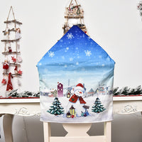 Christmas Chair Covers Santa Claus Hat Christmas Dinner Chair Back Covers Table Decor Christmas Decor for Home New Year 2023