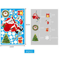 Merry Christmas Wall Window Stickers Christmas Decorations For Home Navidad 2022 Christmas Ornaments Gift Happy New Year 2023