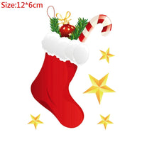 Merry Christmas Wall Window Stickers Christmas Decorations For Home Navidad 2022 Christmas Ornaments Gift Happy New Year 2023