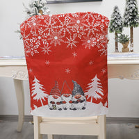 Christmas Chair Covers Santa Claus Hat Christmas Dinner Chair Back Covers Table Decor Christmas Decor for Home New Year 2023