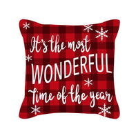 45cm Merry Christmas Decorations For Home Christmas Cushion Cover Pillowcase Happy New Year Decorations 2023 Navidad Acsesirios