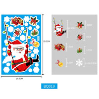 Merry Christmas Wall Window Stickers Christmas Decorations For Home Navidad 2022 Christmas Ornaments Gift Happy New Year 2023