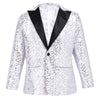 iiniim Boys Suits For Wedding Costume Banquet Party Stage Performance Suit Boys Stylish Sequins Suit Jacket Coat Blazer Tuxedo