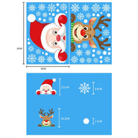 Merry Christmas Wall Window Stickers Christmas Decorations For Home Navidad 2022 Christmas Ornaments Gift Happy New Year 2023