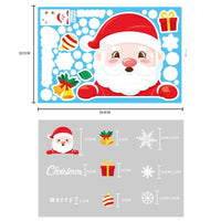 Merry Christmas Wall Window Stickers Christmas Decorations For Home Navidad 2022 Christmas Ornaments Gift Happy New Year 2023