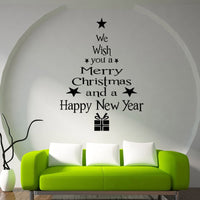 Merry Christmas Wall Window Stickers Christmas Decorations For Home Navidad 2022 Christmas Ornaments Gift Happy New Year 2023