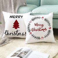 45cm Merry Christmas Decorations For Home Christmas Cushion Cover Pillowcase Happy New Year Decorations 2023 Navidad Acsesirios