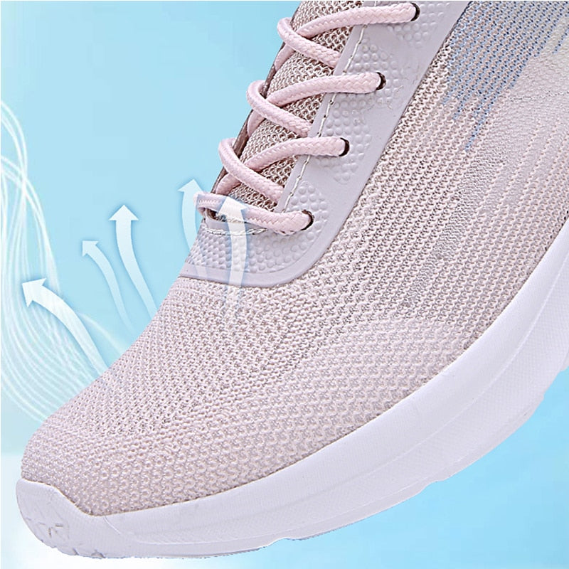 Lightweight Women Casual Shoes Breathable Female Vulcanized Shoes Non-Slip Women's Sneaker Outdoor Mesh Flats 2023 Free Shipping