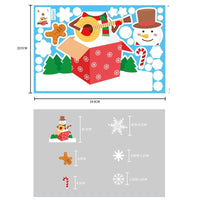 Merry Christmas Wall Window Stickers Christmas Decorations For Home Navidad 2022 Christmas Ornaments Gift Happy New Year 2023