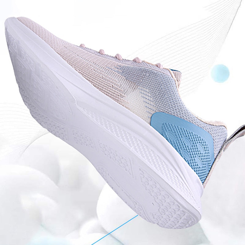 Lightweight Women Casual Shoes Breathable Female Vulcanized Shoes Non-Slip Women's Sneaker Outdoor Mesh Flats 2023 Free Shipping