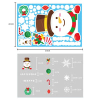 Merry Christmas Wall Window Stickers Christmas Decorations For Home Navidad 2022 Christmas Ornaments Gift Happy New Year 2023