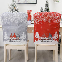 Christmas Chair Covers Santa Claus Hat Christmas Dinner Chair Back Covers Table Decor Christmas Decor for Home New Year 2023