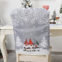 Christmas Chair Covers Santa Claus Hat Christmas Dinner Chair Back Covers Table Decor Christmas Decor for Home New Year 2023