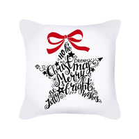 45cm Merry Christmas Decorations For Home Christmas Cushion Cover Pillowcase Happy New Year Decorations 2023 Navidad Acsesirios