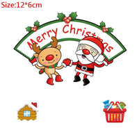 Merry Christmas Wall Window Stickers Christmas Decorations For Home Navidad 2022 Christmas Ornaments Gift Happy New Year 2023