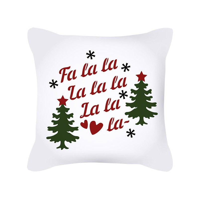 45cm Merry Christmas Decorations For Home Christmas Cushion Cover Pillowcase Happy New Year Decorations 2023 Navidad Acsesirios