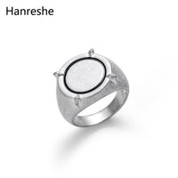 Hanreshe Ladybug Enamel Ring Design Boy Girl Gift Classic Jewelry Party Engagement Ring Cute Black Ring Men