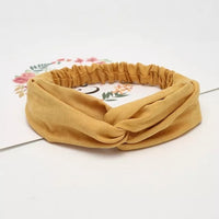 Knot Elastic Hair Bands Soft Twisted Knotted Headwrap