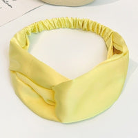 Knot Elastic Hair Bands Soft Twisted Knotted Headwrap