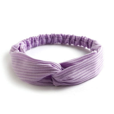 Knot Elastic Hair Bands Soft Twisted Knotted Headwrap