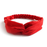 Knot Elastic Hair Bands Soft Twisted Knotted Headwrap